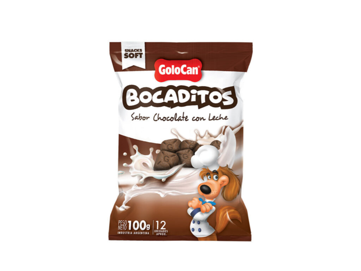 Golocan Bocaditos Chocolate Con Leche 100Gr