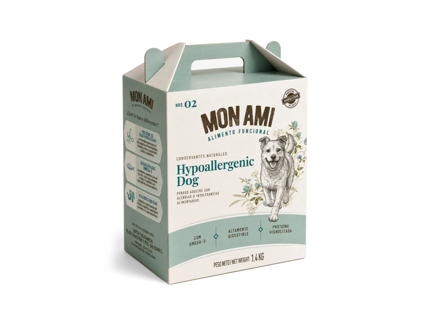 Mon Ami Perro Hypoallergenic 1.4Kg