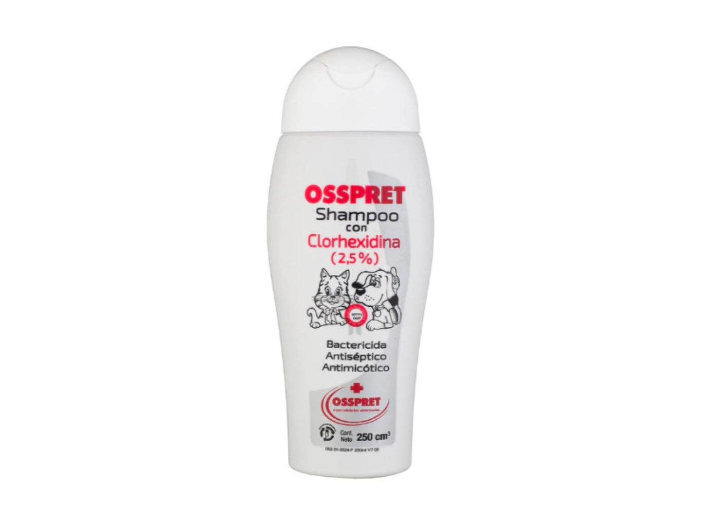 Osspret Shampoo Clorhexidina 250Cc