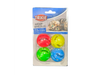 4 Pelotas Sonajero Ø 4cm - (4521)