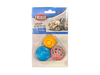 3 Pelotas Con Cascabel Ø 3.5/4cm - (4132)