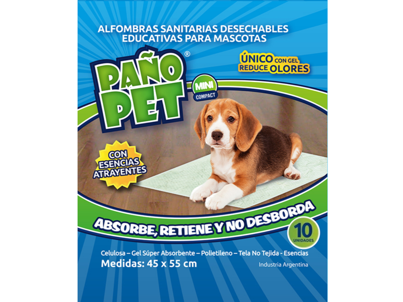 Paño Pet Mini 10U (45X55cm)
