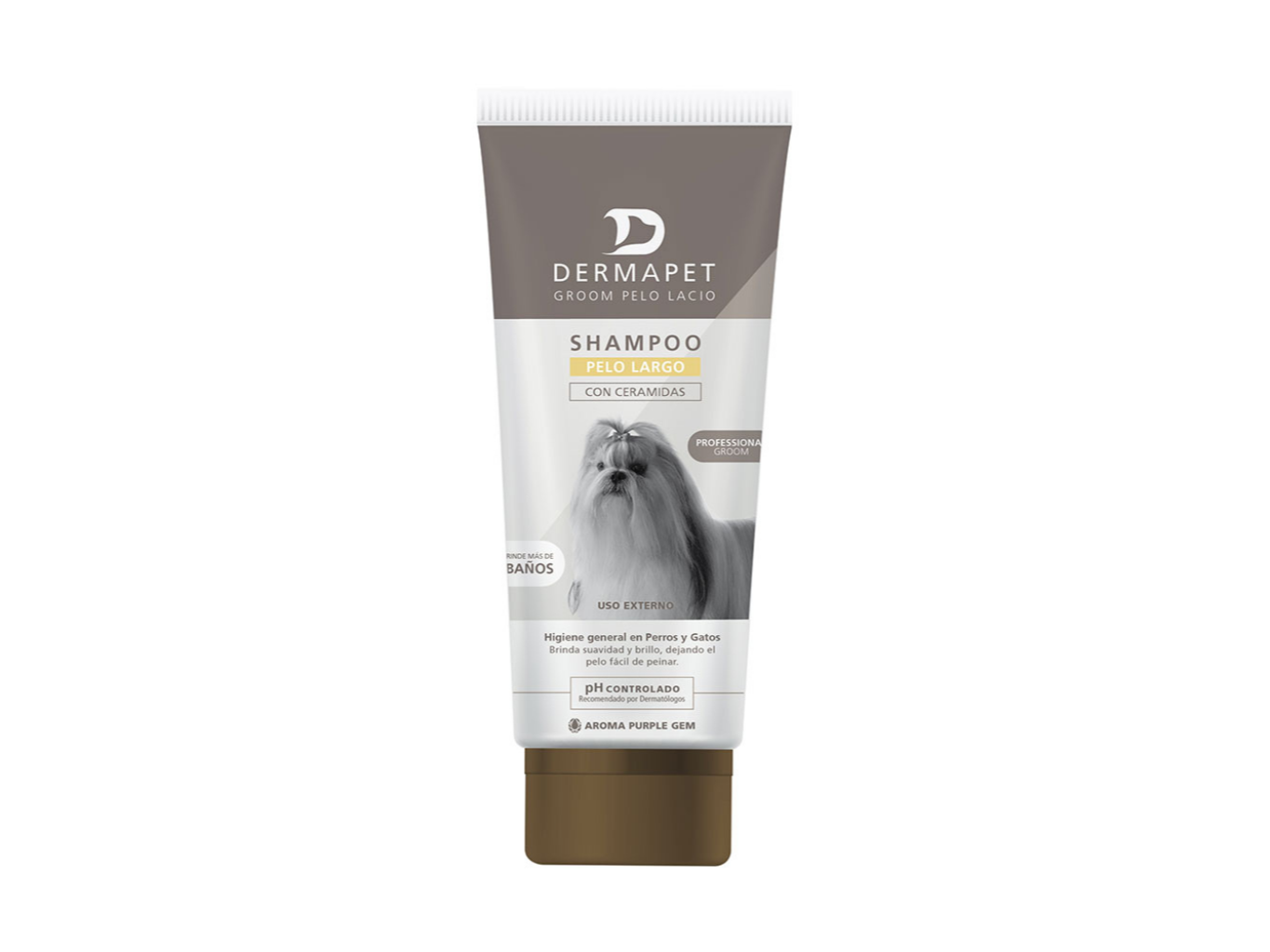 Shampoo Dermapet Pelo Largo 250Ml