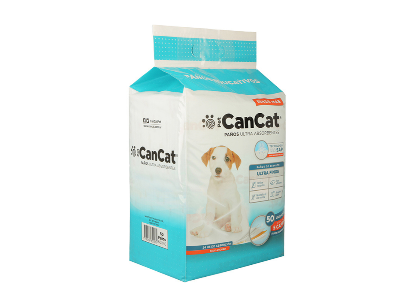 Paño Cancat 50U (60X40cm)