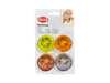 4 Pelotas Con Cascabel 4,5cm - (4166)