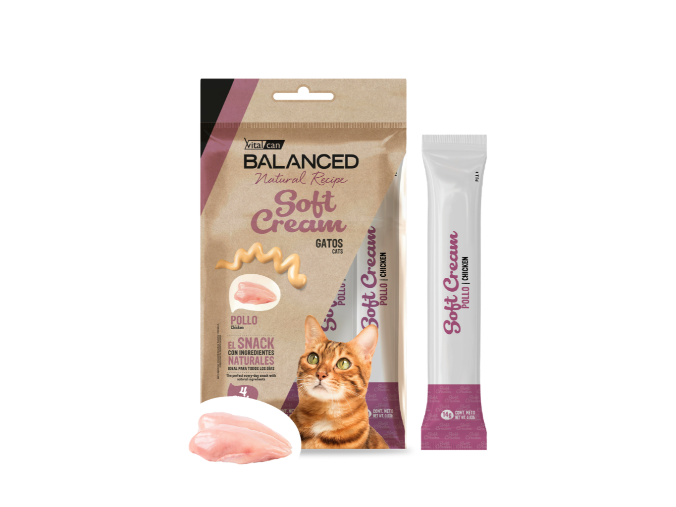 Balanced Creamy Soft 4 Stick Pollo