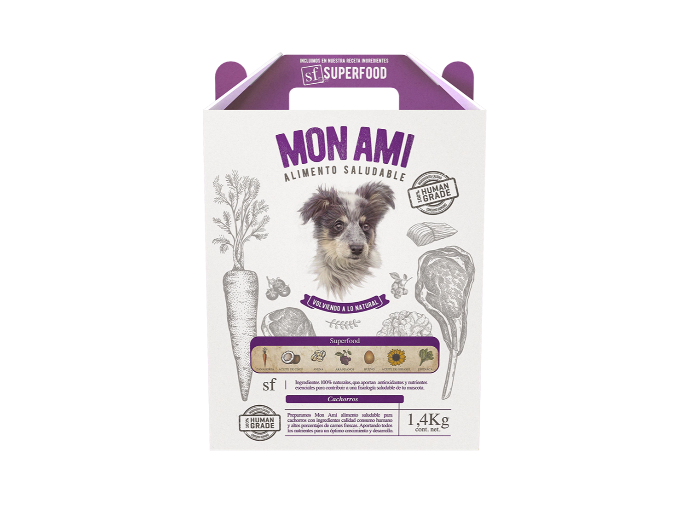 Mon Ami Perro Cachorros 1.4Kg