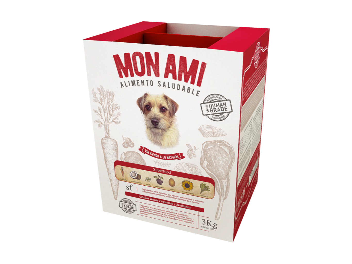 Mon Ami Raza Pequeña/Mediana 6Kg