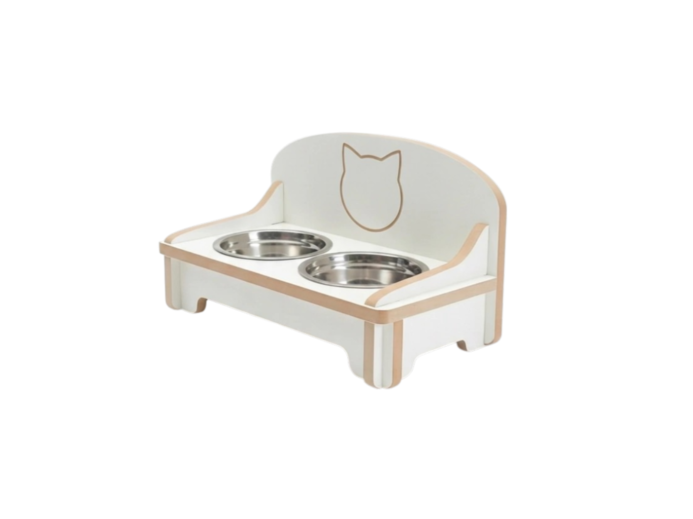 Comedero Gato Doble 8cm