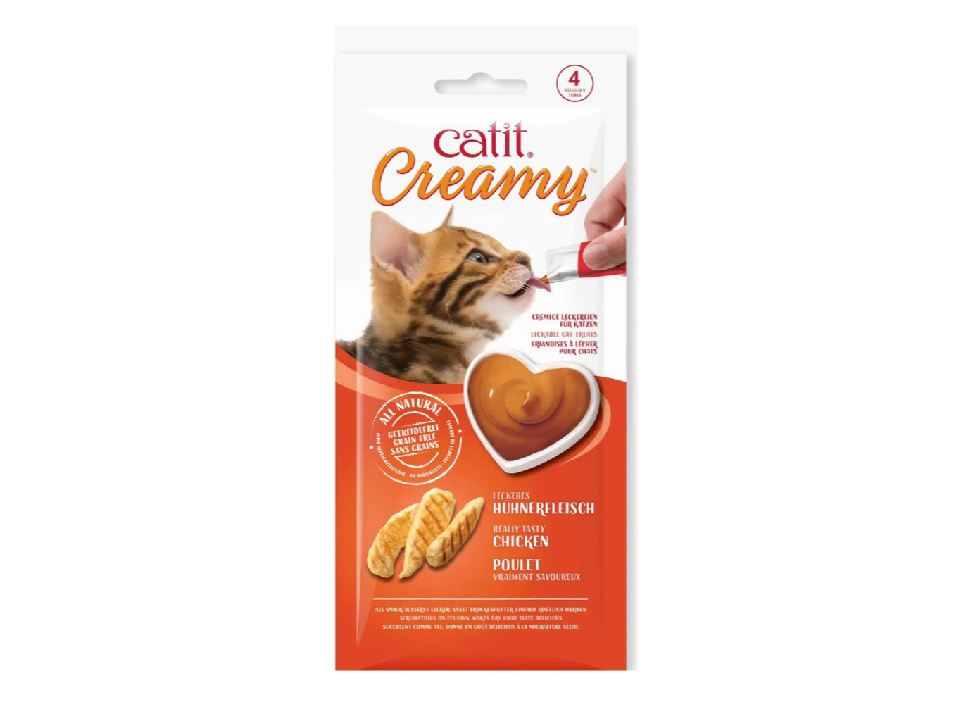 Catit Creamy Pollo X4
