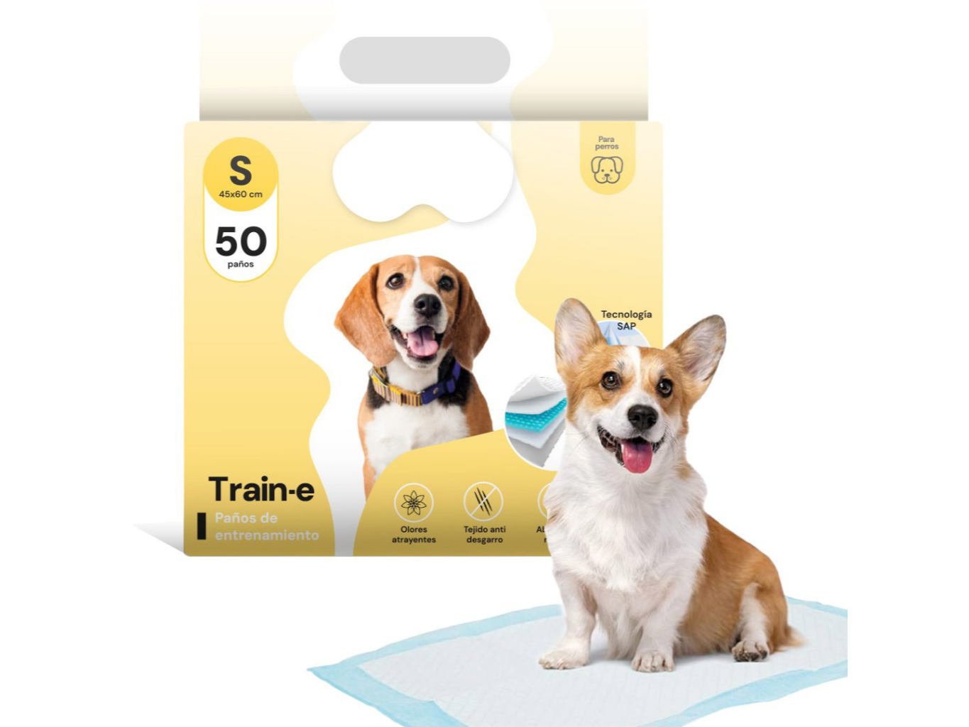 Paño Beepaw  Small 50U (45X60cm)