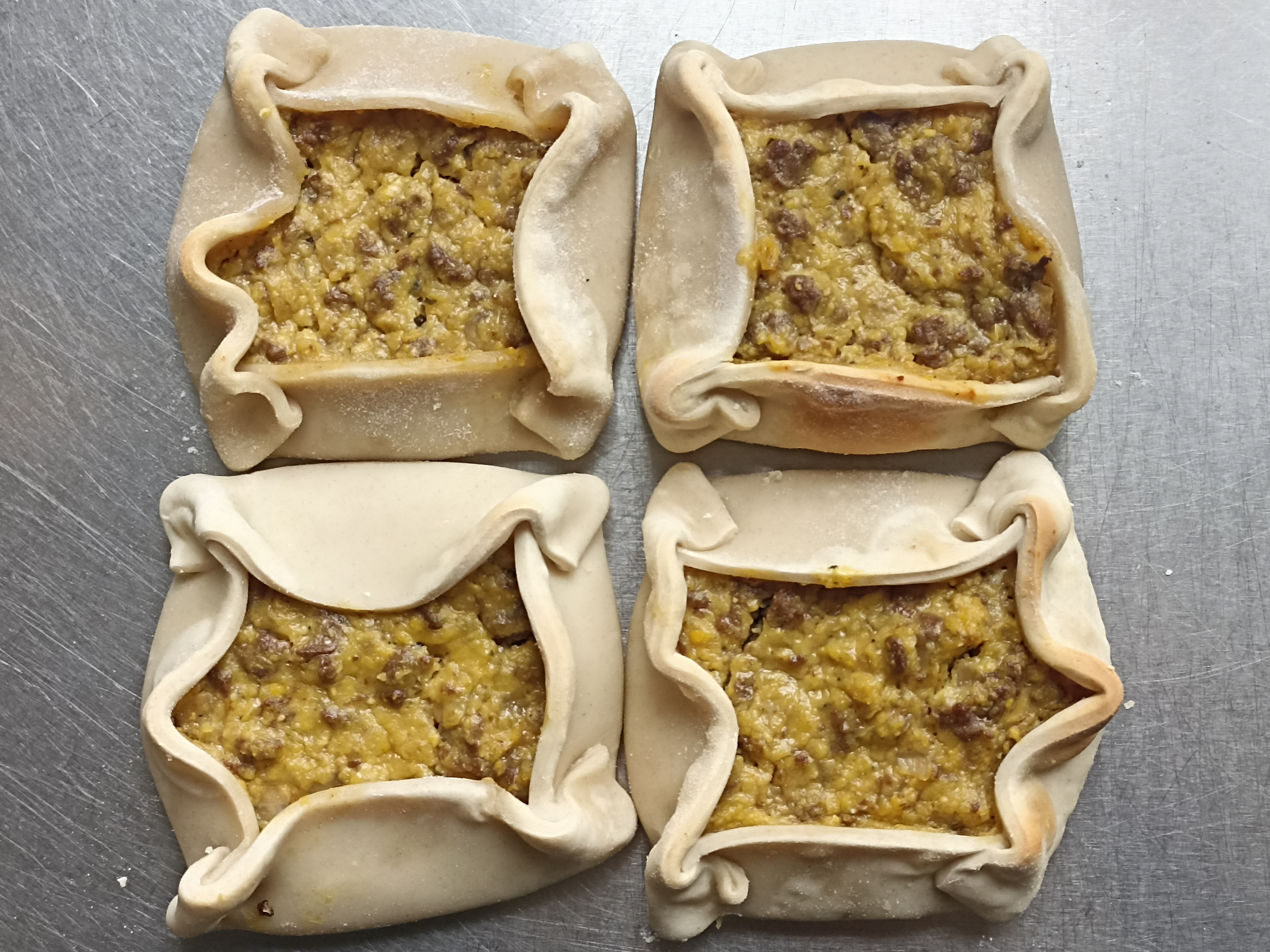 Pastelitos de choclo en masa