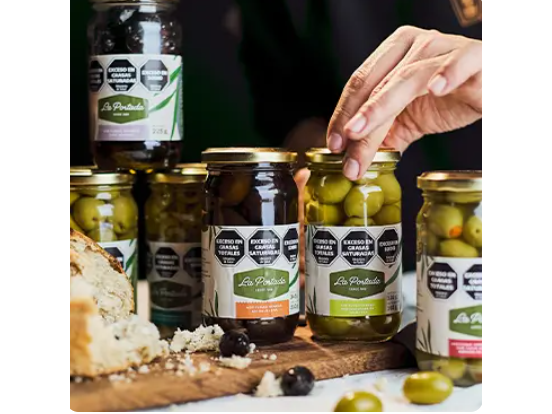 Aceitunas  En Conserva Presentacion Vidrio