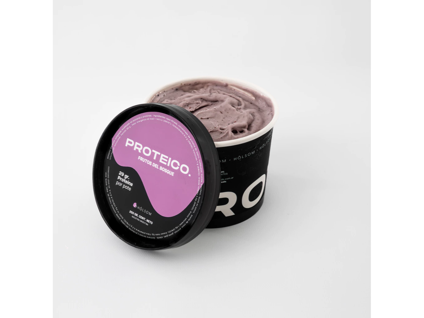 HELADO PROTEICO FRUTOS ROJOS X 250