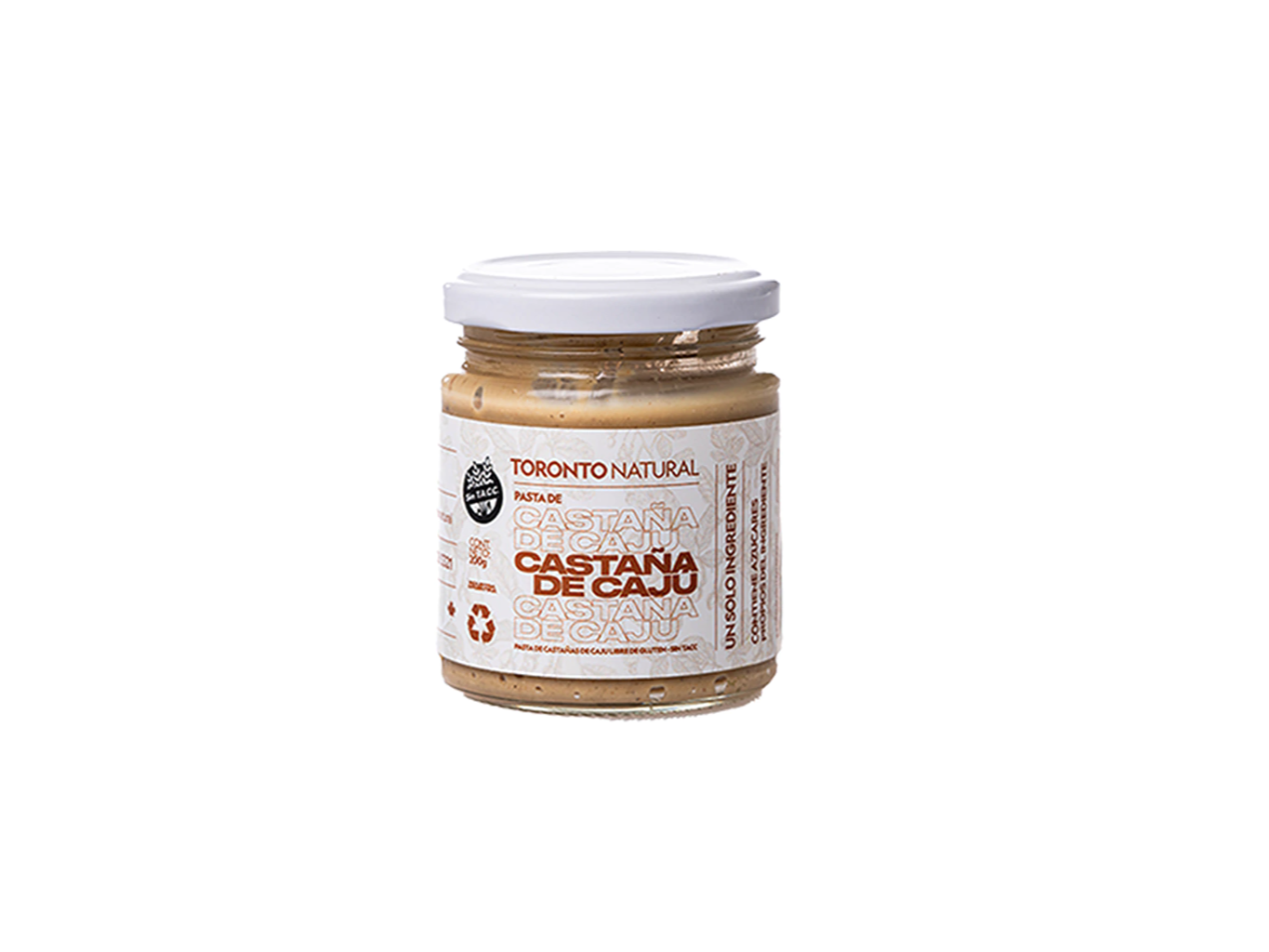 Pasta de castañas de caju 100%