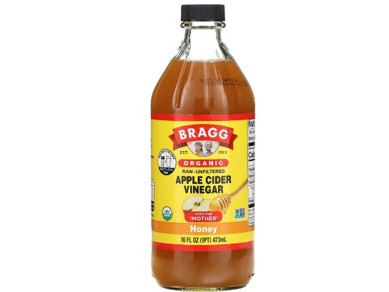 Vinagre de sidra de manzana con miel. Bragg- 473ml