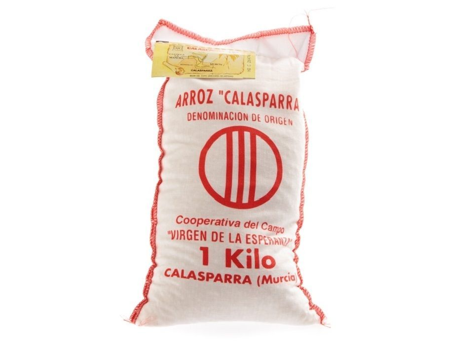 ARROZ DE CALASPARRA PARA PAELLA TIPO BOMBA 1KG