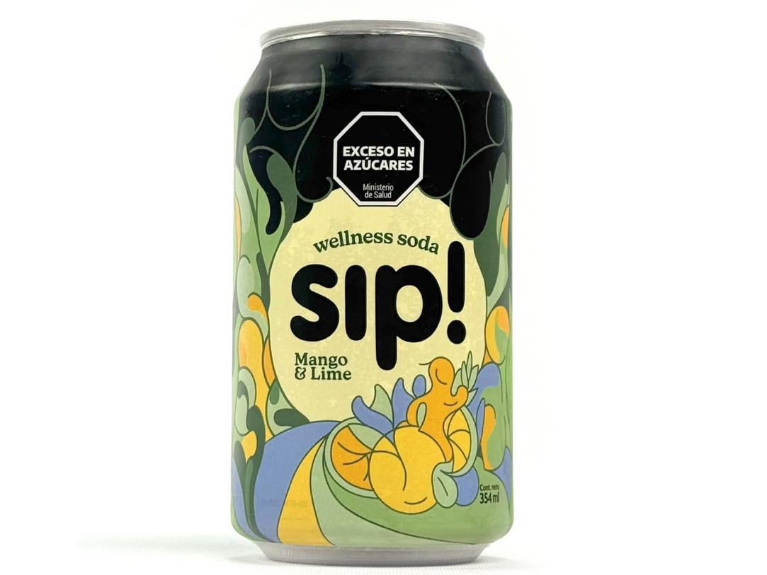 SODA MANGO Y LIME LATA x354ml WELLNESS SIP