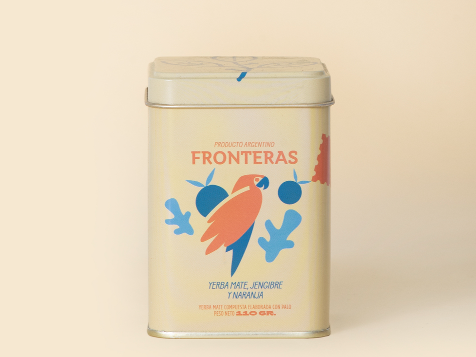 Yerba mate, jengibre y naranja
