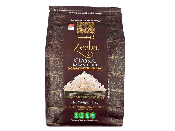 ARROZ BASMATI X 1 KG. ZEEBA