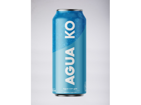 Agua con gas- lata