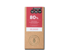 80% cacao sin azúcar con almendras