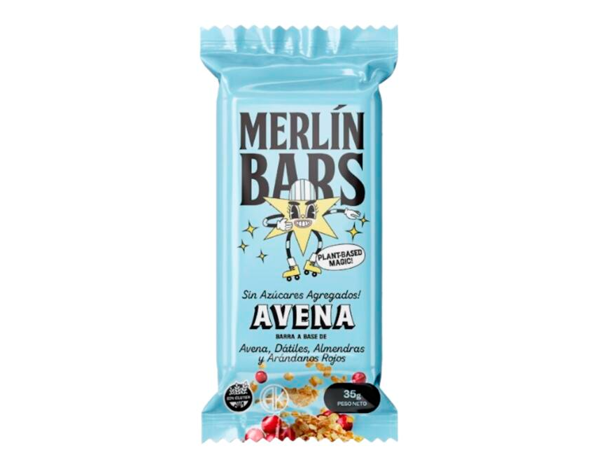 Barra de Avena, Datiles, Almendras y Arandanos Rojos