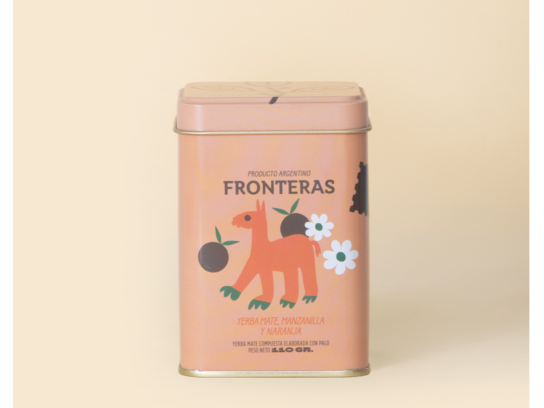 Yerba mate, manzanilla y naranja