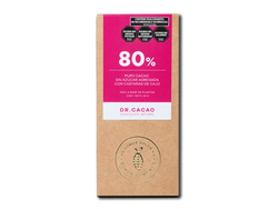 80% cacao sin azúcar con castañas de caju