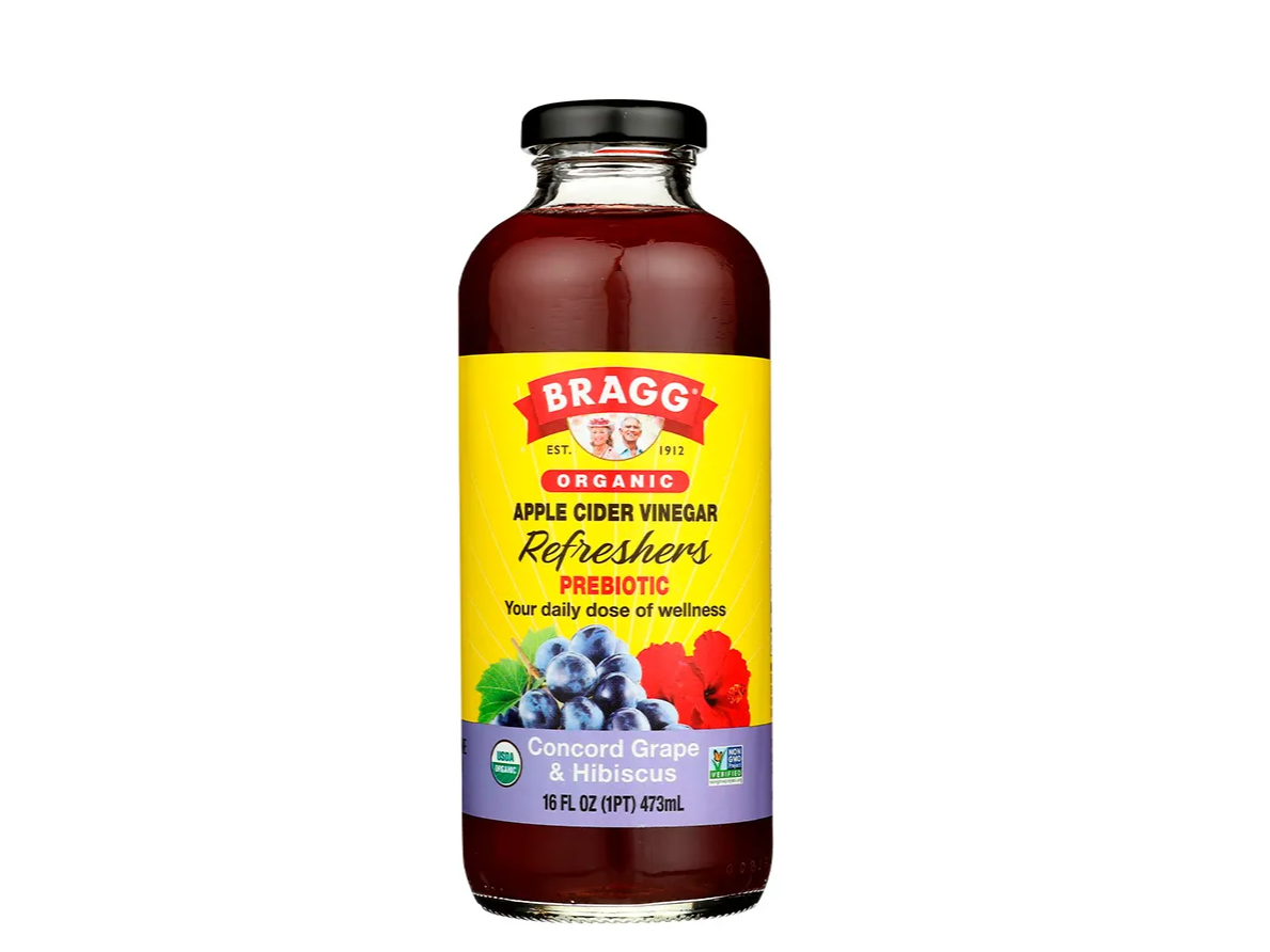 Refresco orgánico probiótico de hibiscus y uva