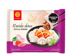 Ravioles chinos de carne y cebolla
