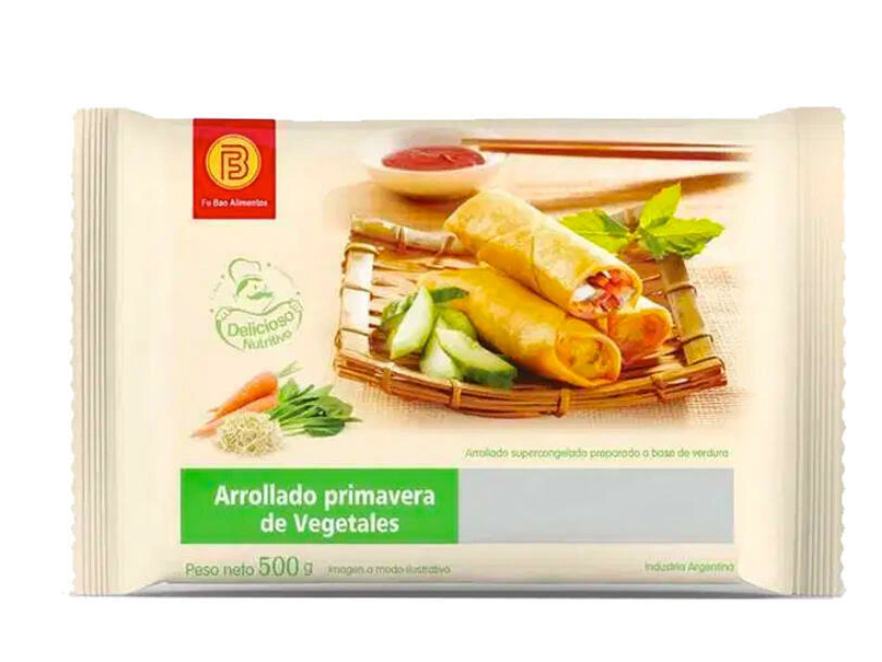 Arrollado Primavera de Vegetales