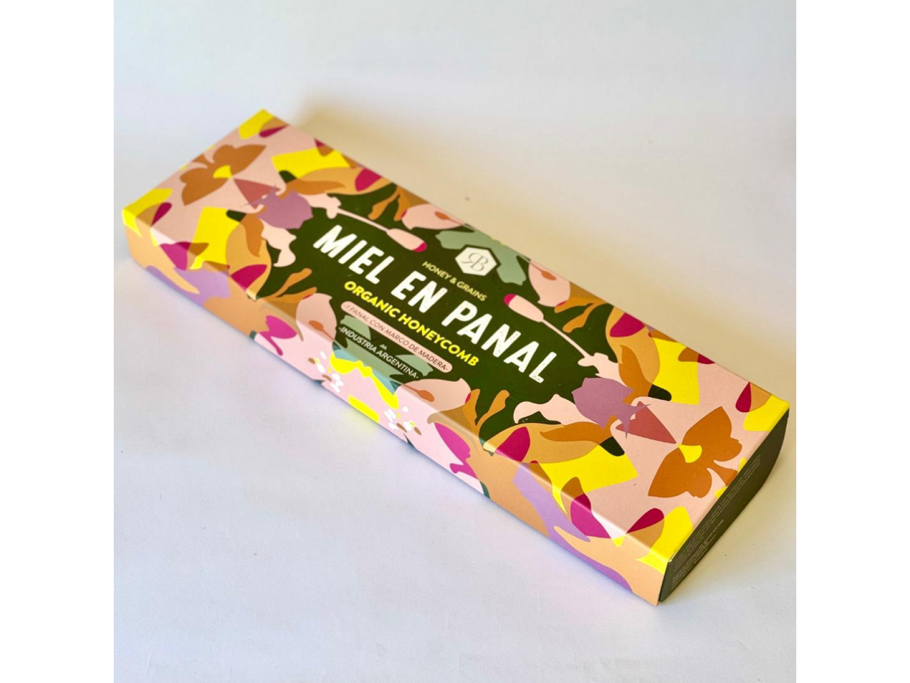 Miel en panal con marco de madera 1,5kg