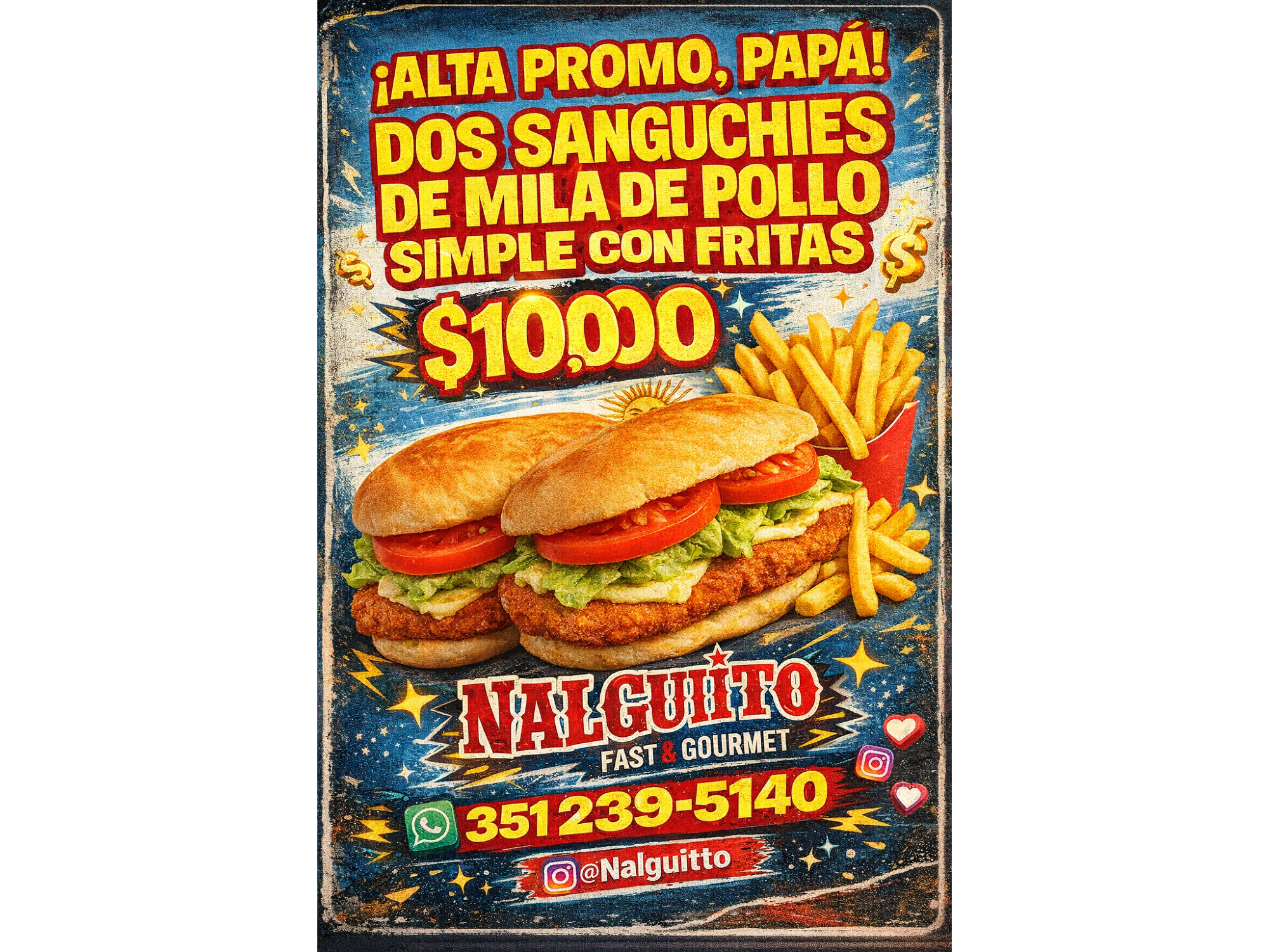 Milanesa promo pollo