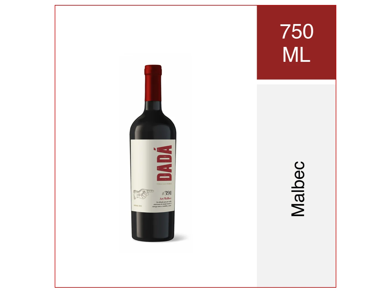 DADA ART MALBEC 750ML