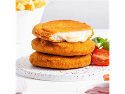 MEDALLON DE POLLO CON CHEDDAR