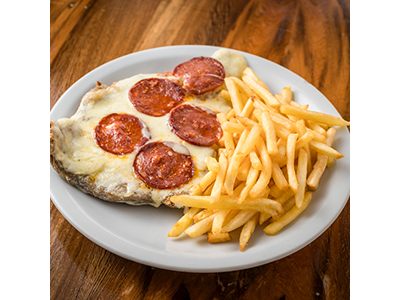 Milanesa con pepperoni
