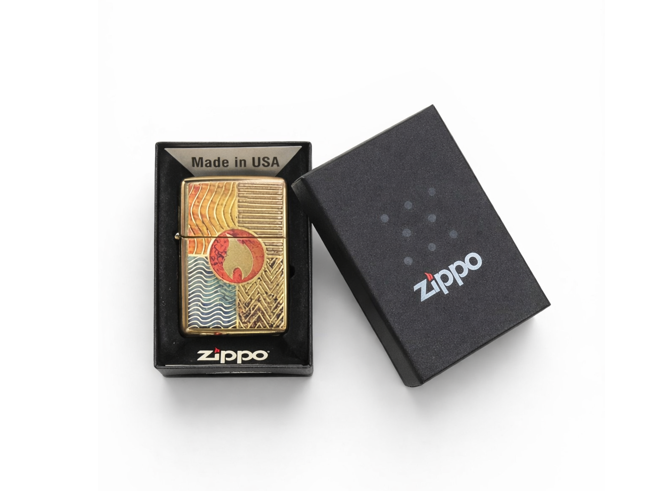 Zippo Geometric Flame