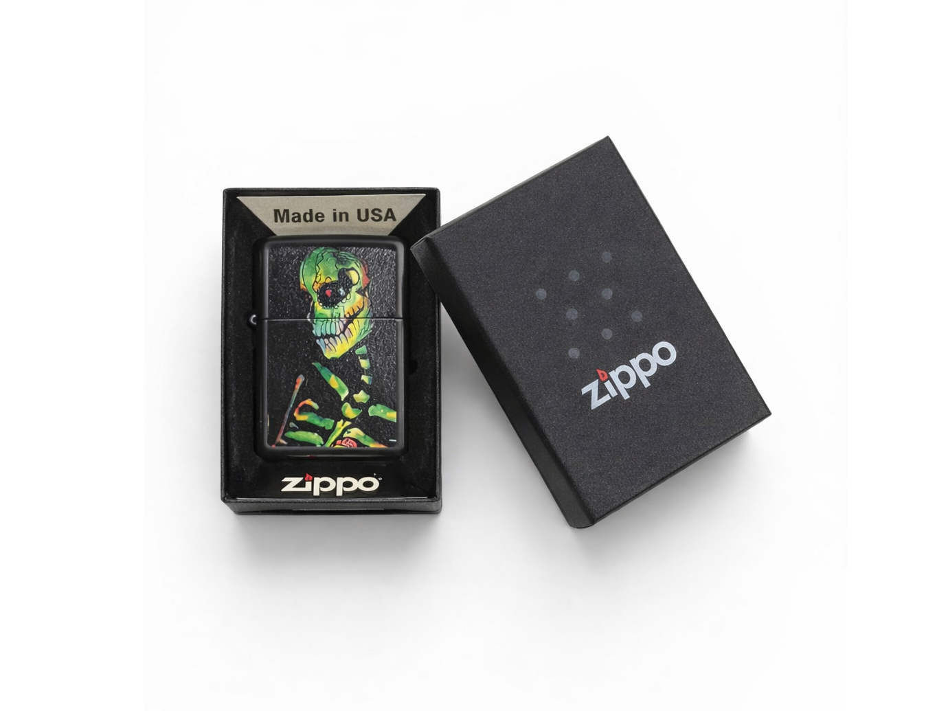 Zippo Neon Skull