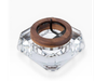 Marley Natural Crystal Ashtray (Vidrio + Nogal) (PEDIDO)