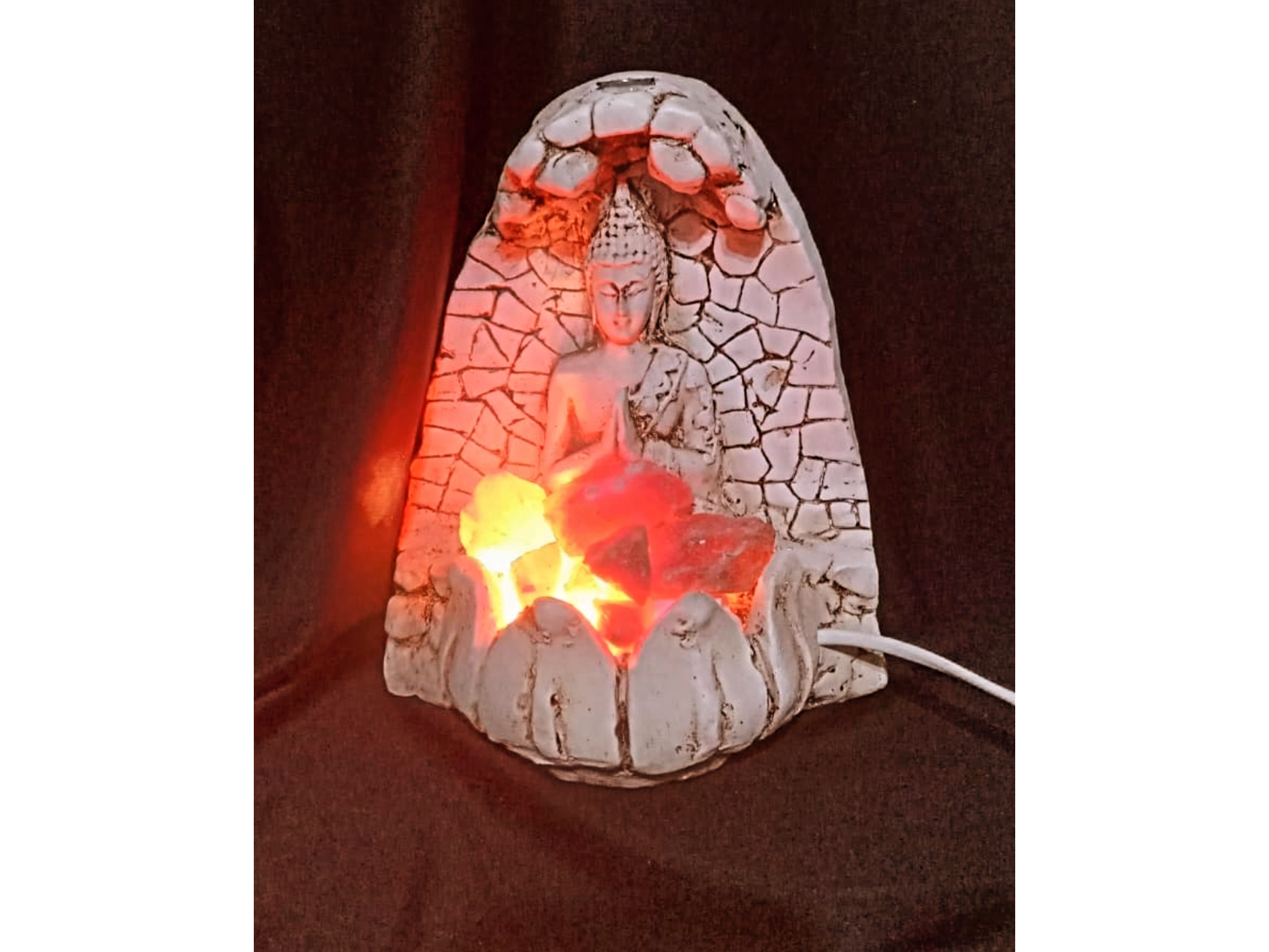 2 en 1 cascada de humo+ lampara