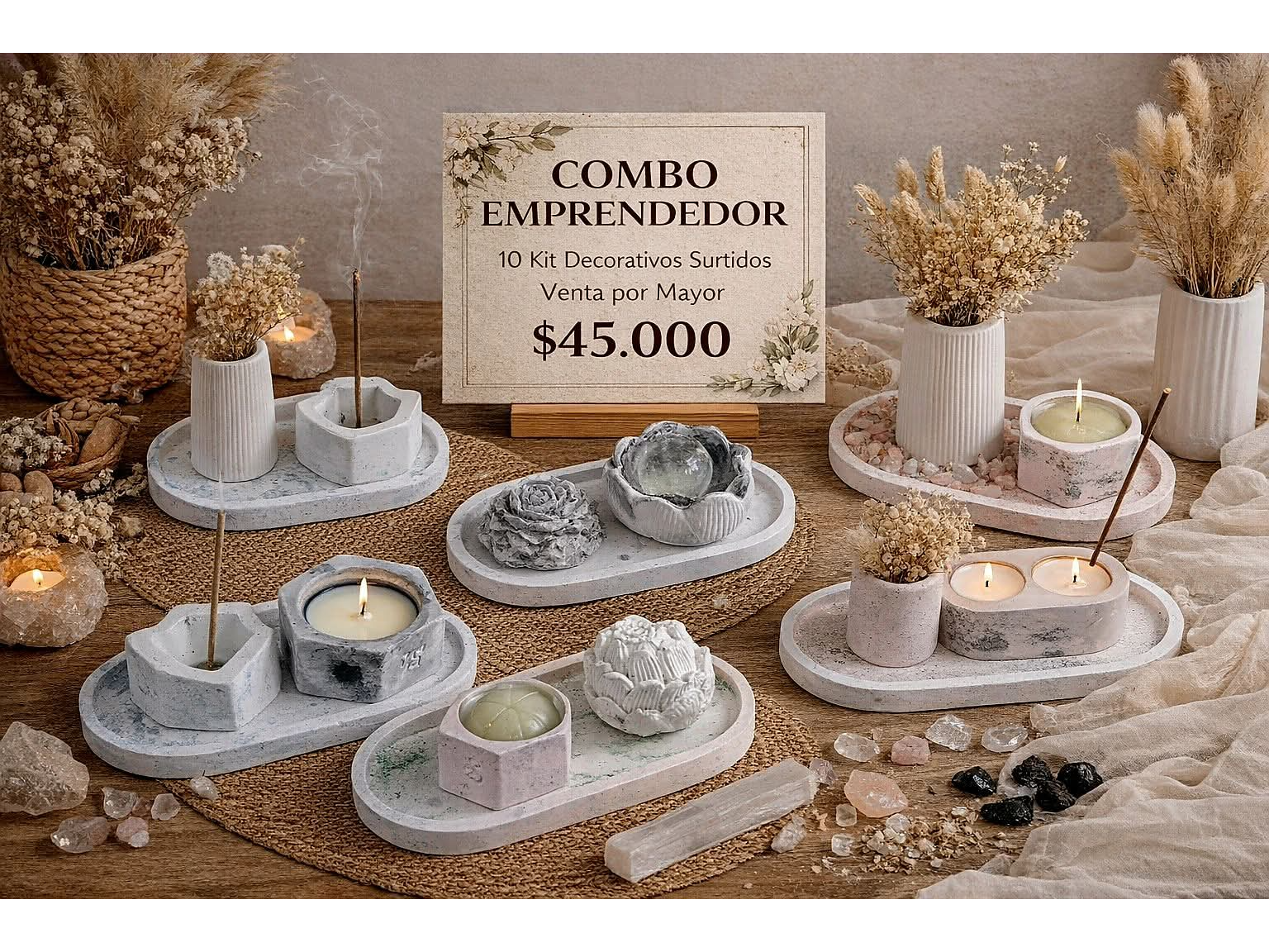 10 ser decorativos surtidos