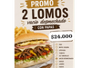 2 LOMOS Vacio desmechado + Papas