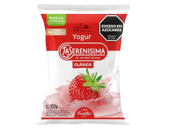 Yogurt Sachet "La Serenisima" Frutilla 1 Lt
