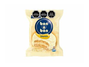 Alfajor "Bon o Bon" blanco 40gs