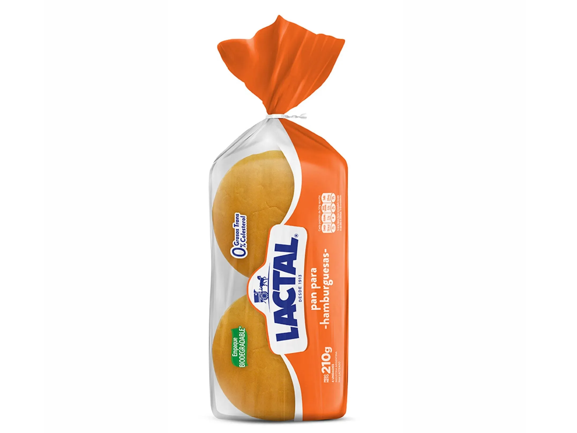 Pan Para Hamburguesas "Lactal" x 210G