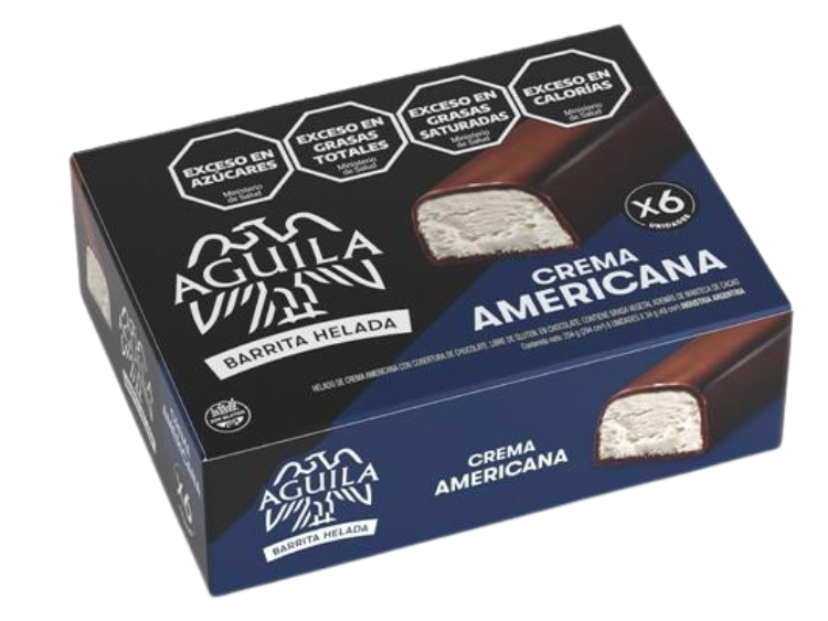Barritas Aguila Crema Americana "Arcor" x 6 Un.