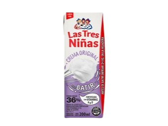 Crema de Leche Batir "Las 3 Niñas" 200ml