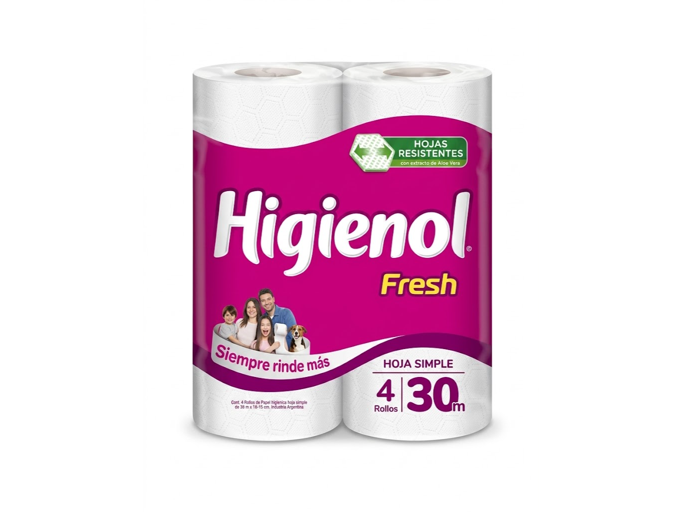 Papel Higenico "Higenol" Fresh 4x30MTS