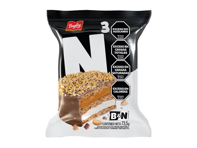 Alfajor "B&N" Negro x3